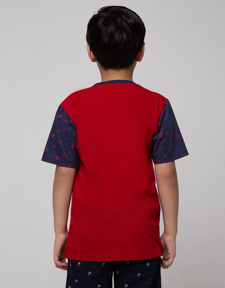 Aero Short Sleeve T-Shirt Print Combet Space There Yet