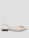 Laviola Last Flat Slingback Shoes Wanita