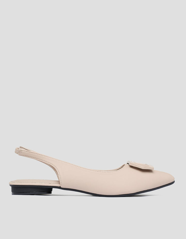 Laviola Last Flat Slingback Shoes Wanita