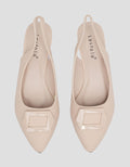 Laviola Last Flat Slingback Shoes Wanita