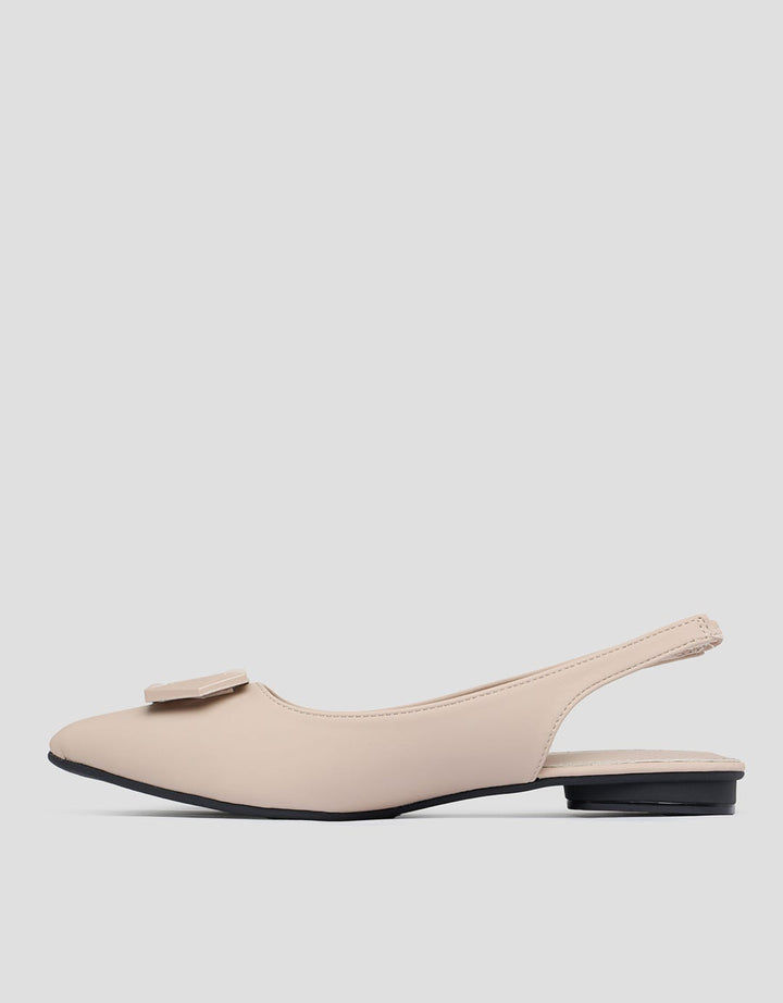 Laviola Last Flat Slingback Shoes Wanita