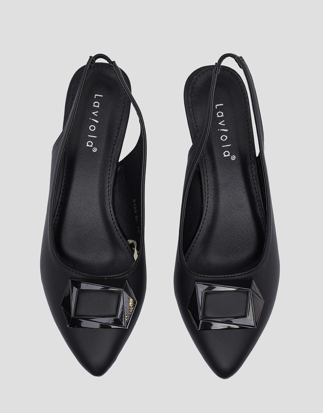 Laviola Last Flat Slingback Shoes Wanita