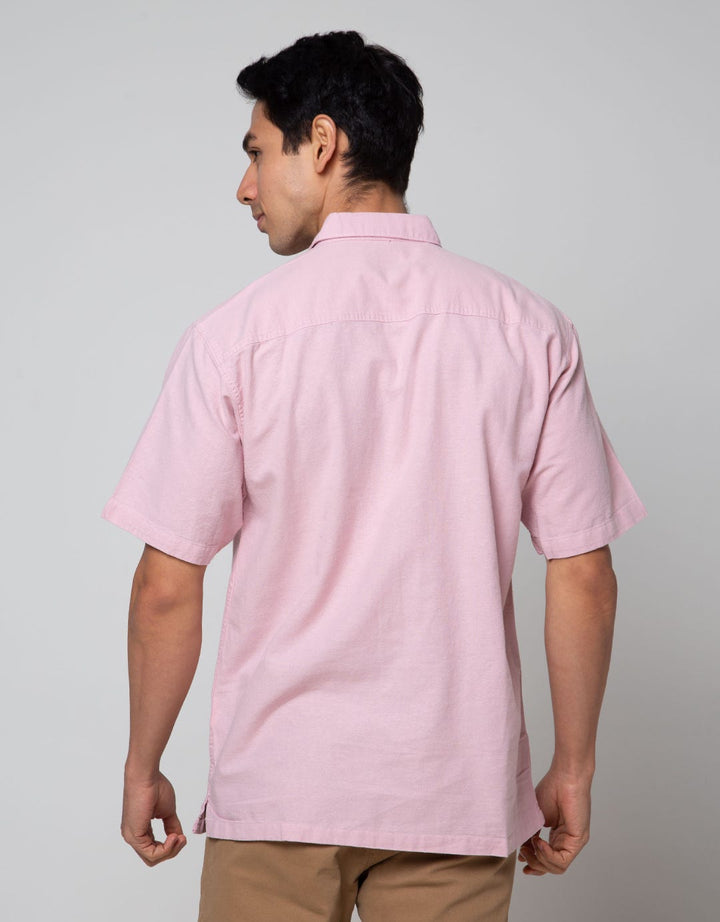 Scotch Kemeja Pendek Linen Polos