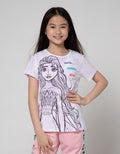 Disney Tie Dye Frozen Elsa Short Sleeve T-Shirt