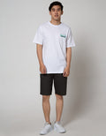 Details Short Pants Zipper Slub