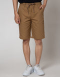 Details Short Pants Zipper Slub