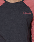 Nevada Long Sleeve Raglan T-Shirt Print Keep Your