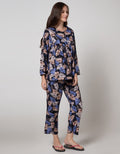 St. Yves Long Sleeve Pajama Pants Dry Palm Tree