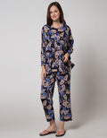 St. Yves Long Sleeve Pajama Pants Dry Palm Tree