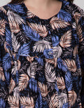 St. Yves Long Sleeve Pajama Pants Dry Palm Tree