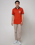 Nevada Short Sleeve Polo Shirt Jersey Contrast Collar Color
