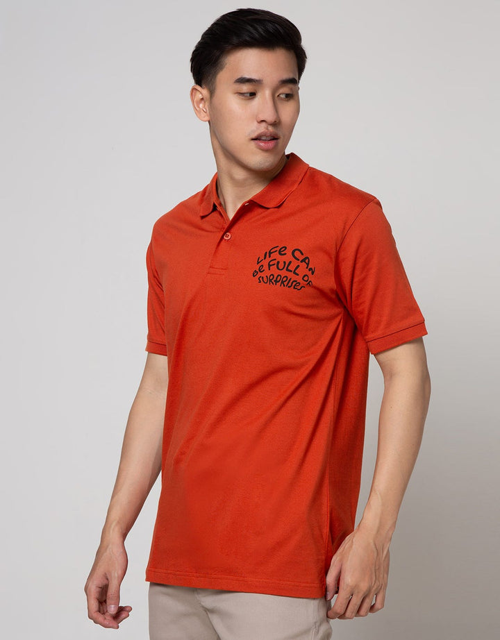 Nevada Short Sleeve Polo Shirt Print Life Can