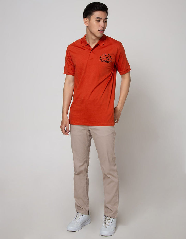 Nevada Short Sleeve Polo Shirt Print Life Can