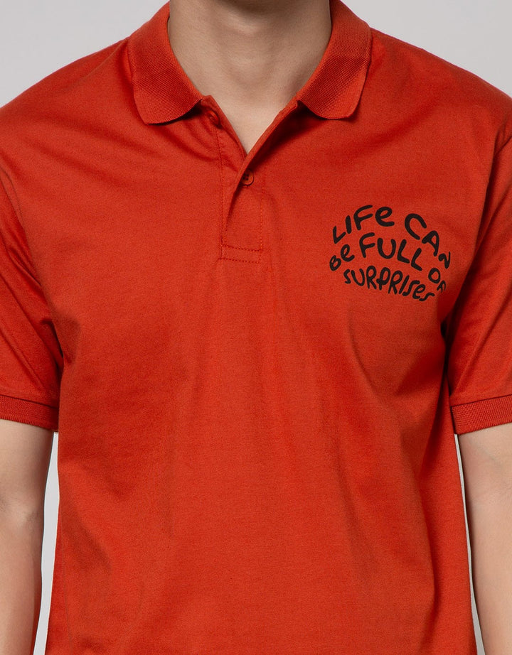 Nevada Short Sleeve Polo Shirt Print Life Can