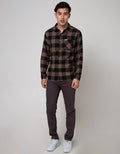 Nevada Long Sleeve Shirt Checked Flannel
