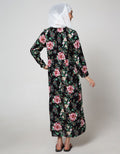 St. Yves Long Sleeve Maxi Dress Beautiful Big Rose