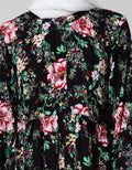 St. Yves Long Sleeve Maxi Dress Beautiful Big Rose