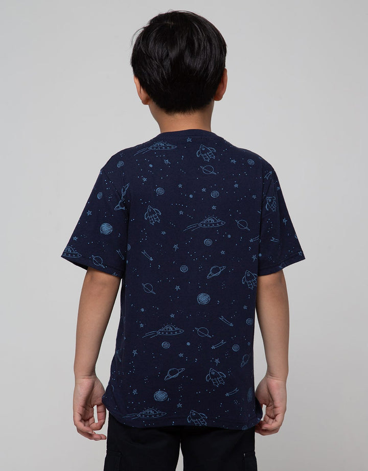 Aero Short Sleeve T-Shirt Full Print Regu Galaxy Space