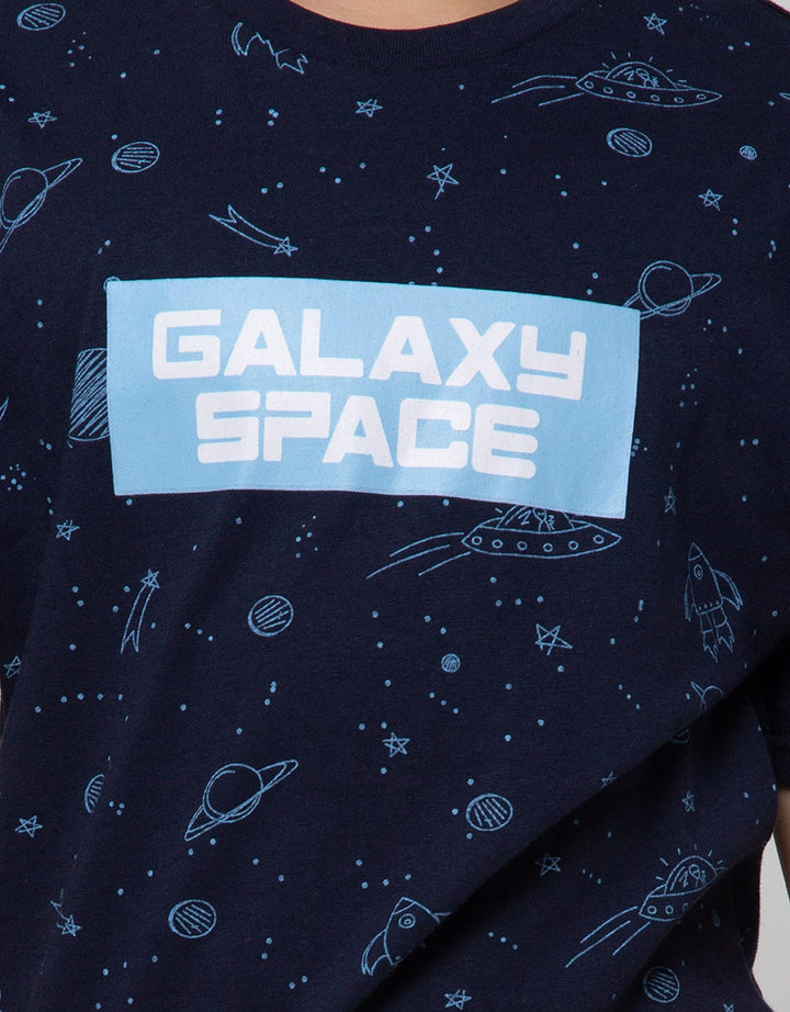 Aero Short Sleeve T-Shirt Full Print Regu Galaxy Space