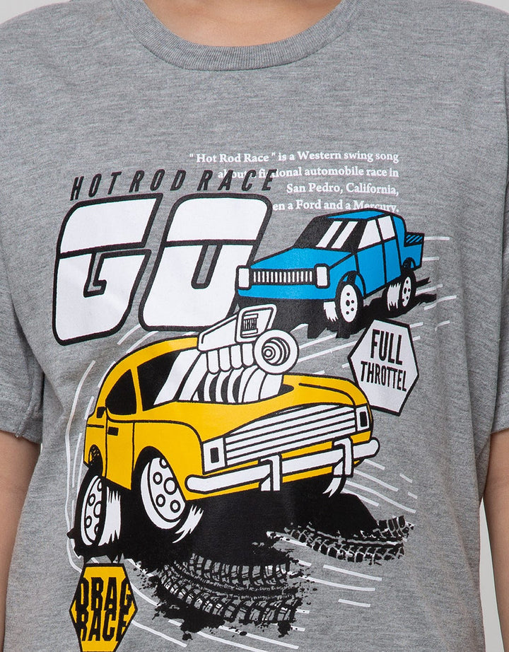 Aero Short Sleeve T-Shirt Print Go Fast Car