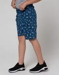 Aero Shorts Knit Print Greyfish