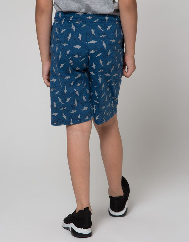 Aero Shorts Knit Print Greyfish