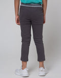 Little M Long Pants Woven Reguler Rib Sablon
