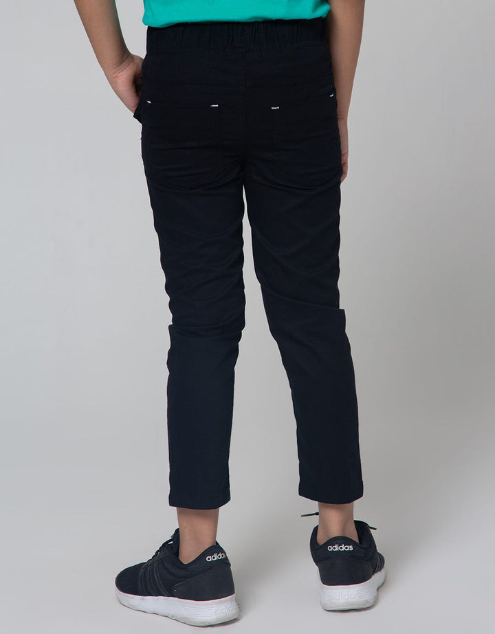 Little M Long Pants Woven Rib St Cut N Sewn