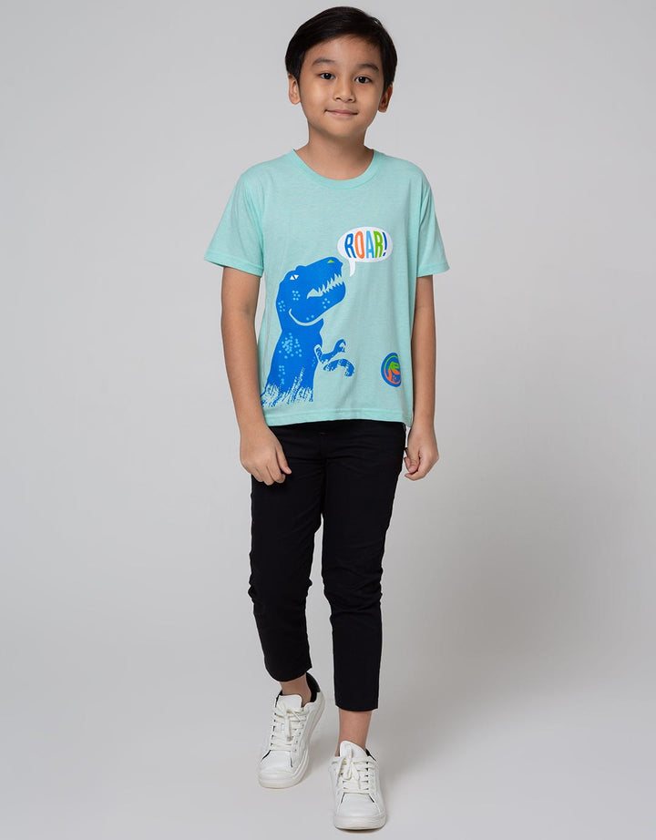 Little M Long Pants Woven Reg Double Rib Non Chambray Combination