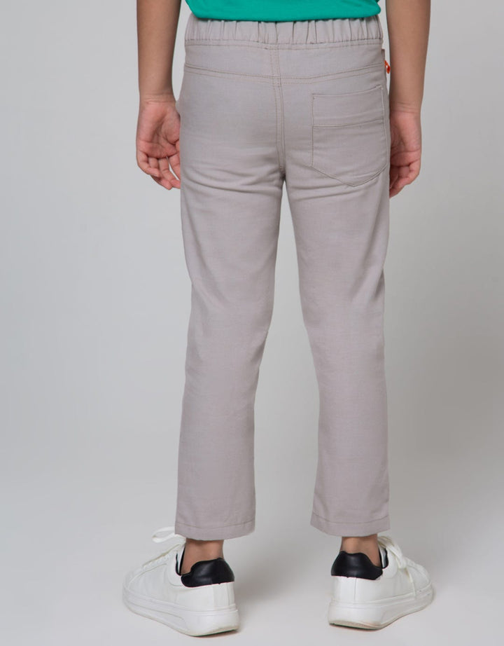 Little M Long Pants Woven Reg Zipper Non