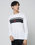 Cardinal Jeans T-Shirt Oblong Lengan Panjang Stripe