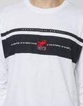 Cardinal Jeans T-Shirt Oblong Lengan Panjang Stripe