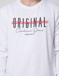 Cardinal Jeans T-Shirt Lengan Panjang Print Original