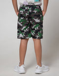 Little M Short Pants Woven Basic Dino Army