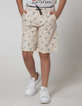 Little M Short Pants Woven Basic Print Rocket