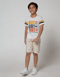 Little M Short Pants Woven Basic Print Rocket