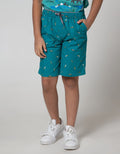 Little M Short Pants Woven Basic Print Rocket