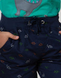 Little M Short Pants Woven Basic Print Dino