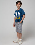 Little M Short Pants Woven Print Dino