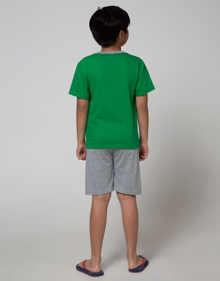Little M Top Bottom Police Car T-Shirt Set