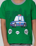 Little M Top Bottom Police Car T-Shirt Set