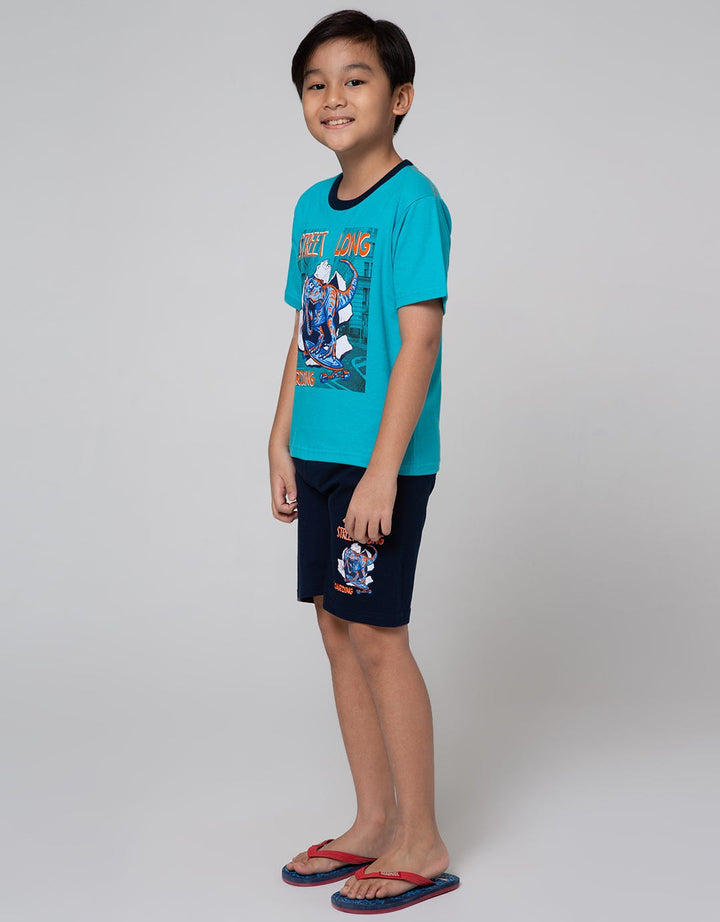 Little M Top Bottom Set T-Shirt Longboard