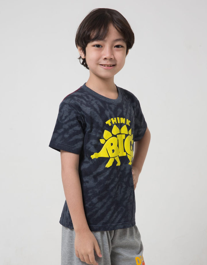 Little M Tie Dye Dino Kaos Anak Laki-laki