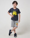 Little M Tie Dye Dino Kaos Anak Laki-laki