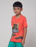Little M Glasses Print Kaos Anak Laki-laki