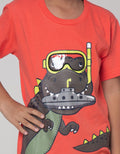 Little M Glasses Print Kaos Anak Laki-laki