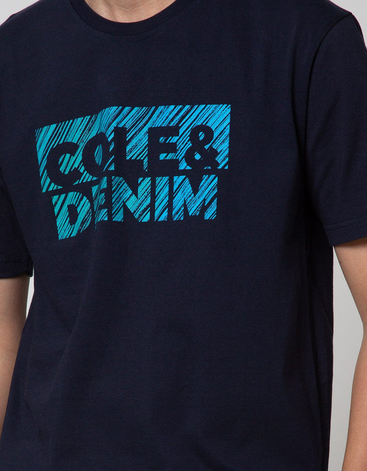Cole T-Shirt Print Cole Denim Box Color Grad