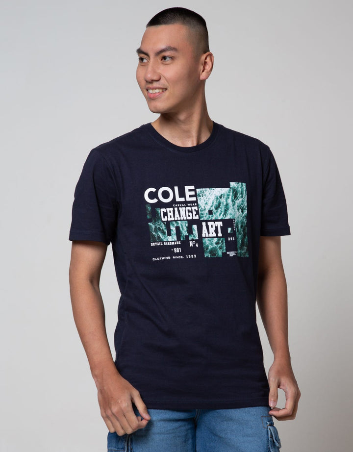 Cole T-Shirt Print Cole Photo Wave