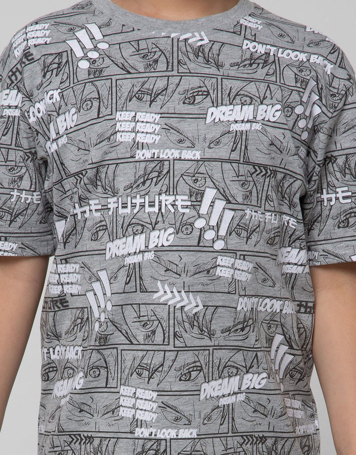 Nevada Short Sleeve T-Shirt Print Anime Comic