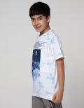 Nevada Short Sleeve T-Shirt Print Clouds Flying Plane